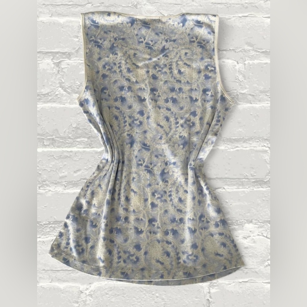 Lauren by Ralph Lauren Lace Trim Floral Tank Top - Picture 3 of 4